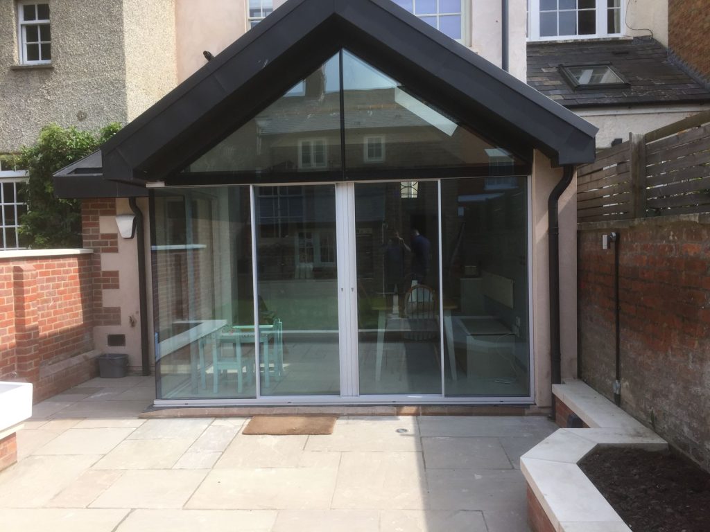 Conservatory and patio