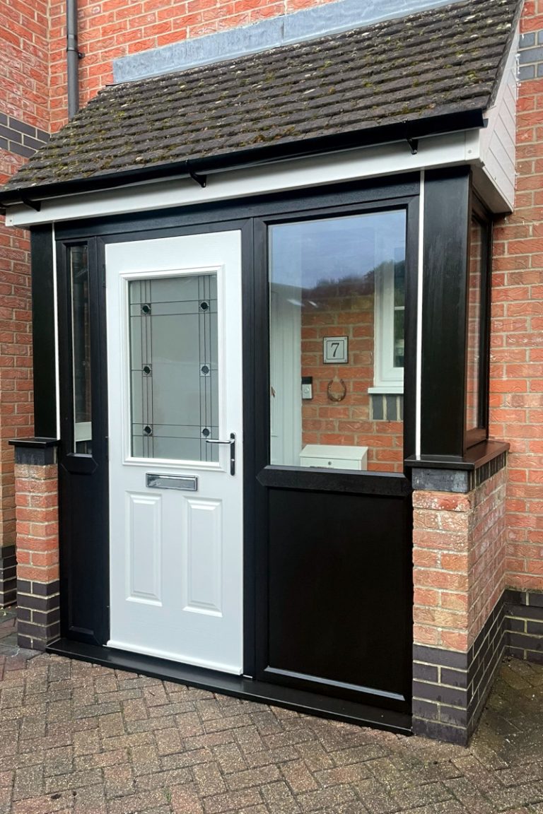 Front door & porch